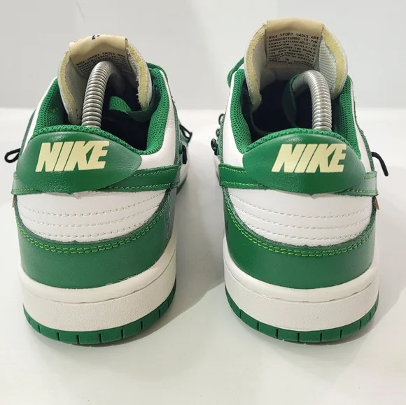 NIKE OFF WHITE X DUNK LOW MEN'S SHOE 8.5 PINE GREEN CT0856-100